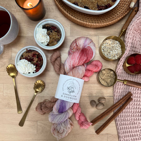 Autumn Berry Crisp & Cream Sock Set