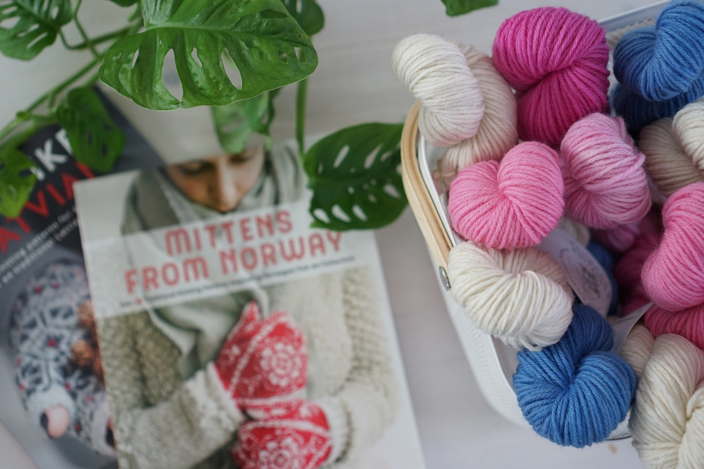 Skye DK Colourwork Mitten Set