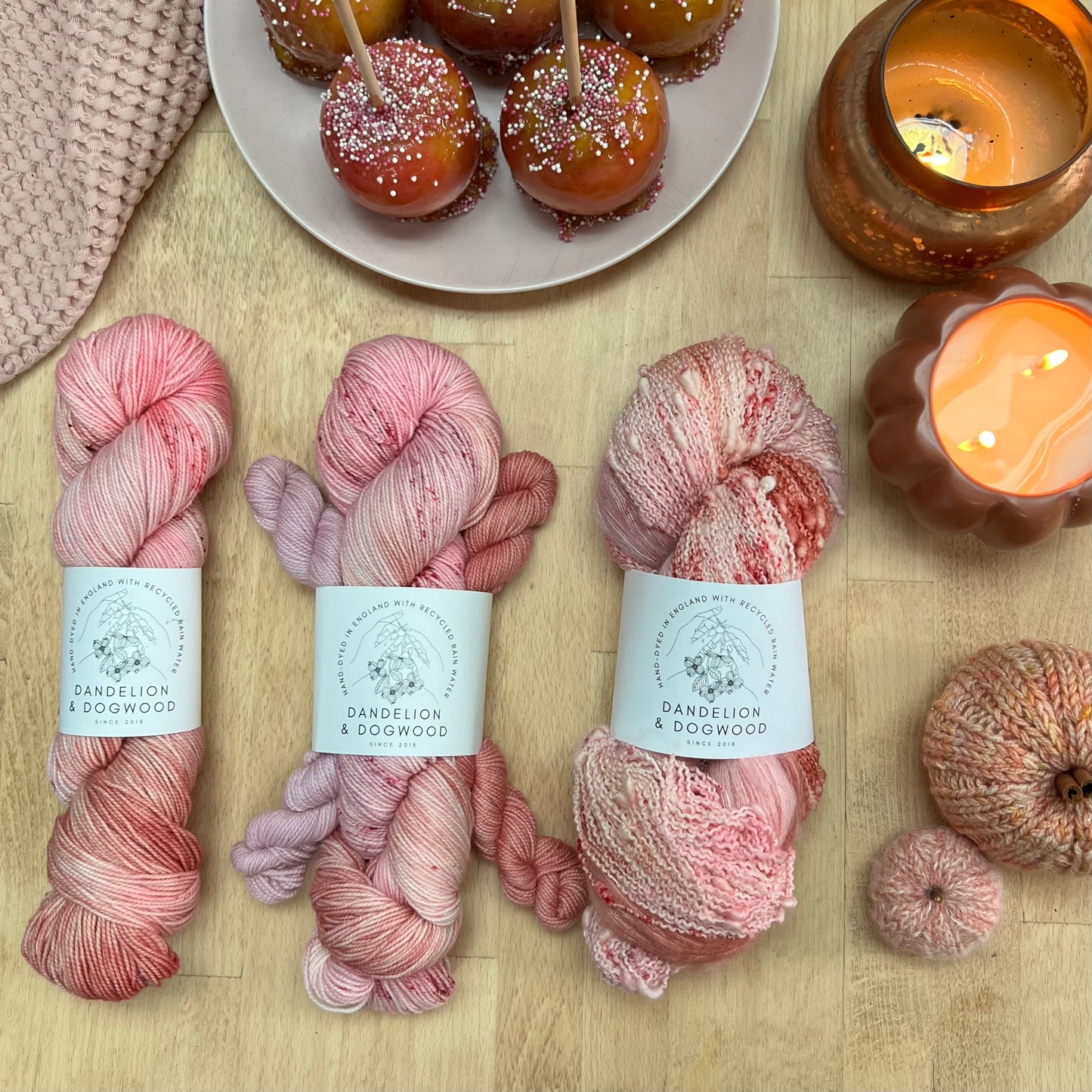Autumn Candy Apple Sock Set