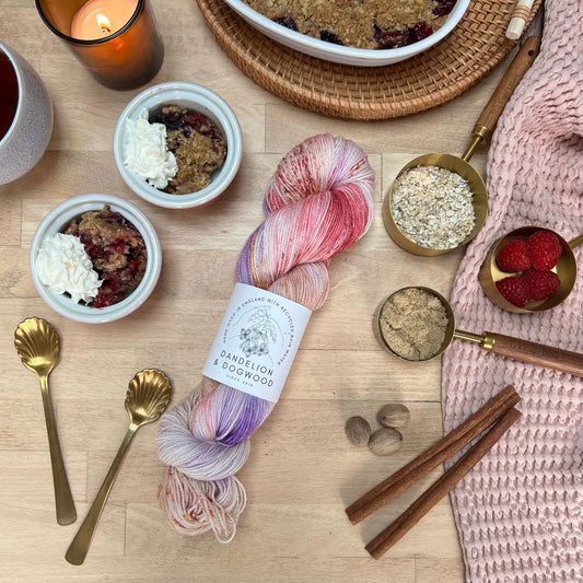 Autumn Berry Crisp & Cream