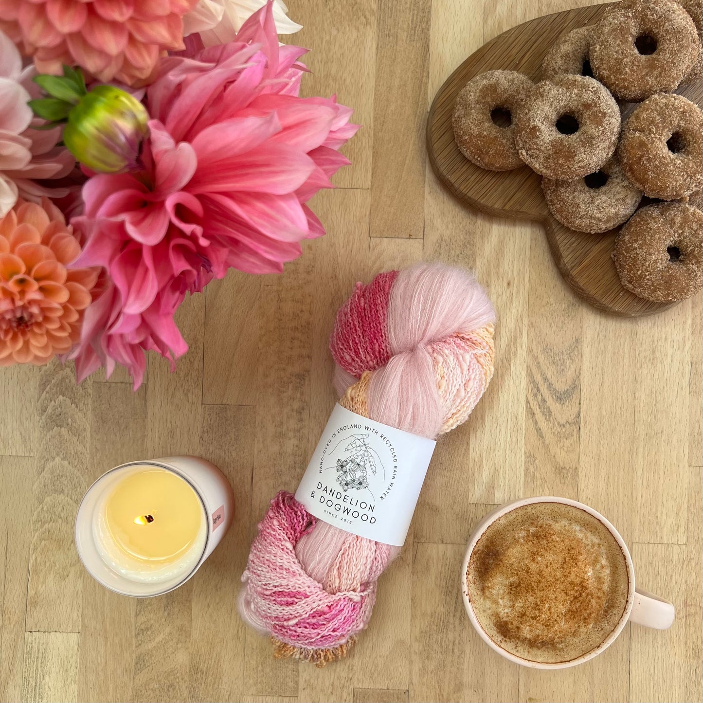 Dahlia’s & Doughnut’s Popcorn & Dandelion Duo