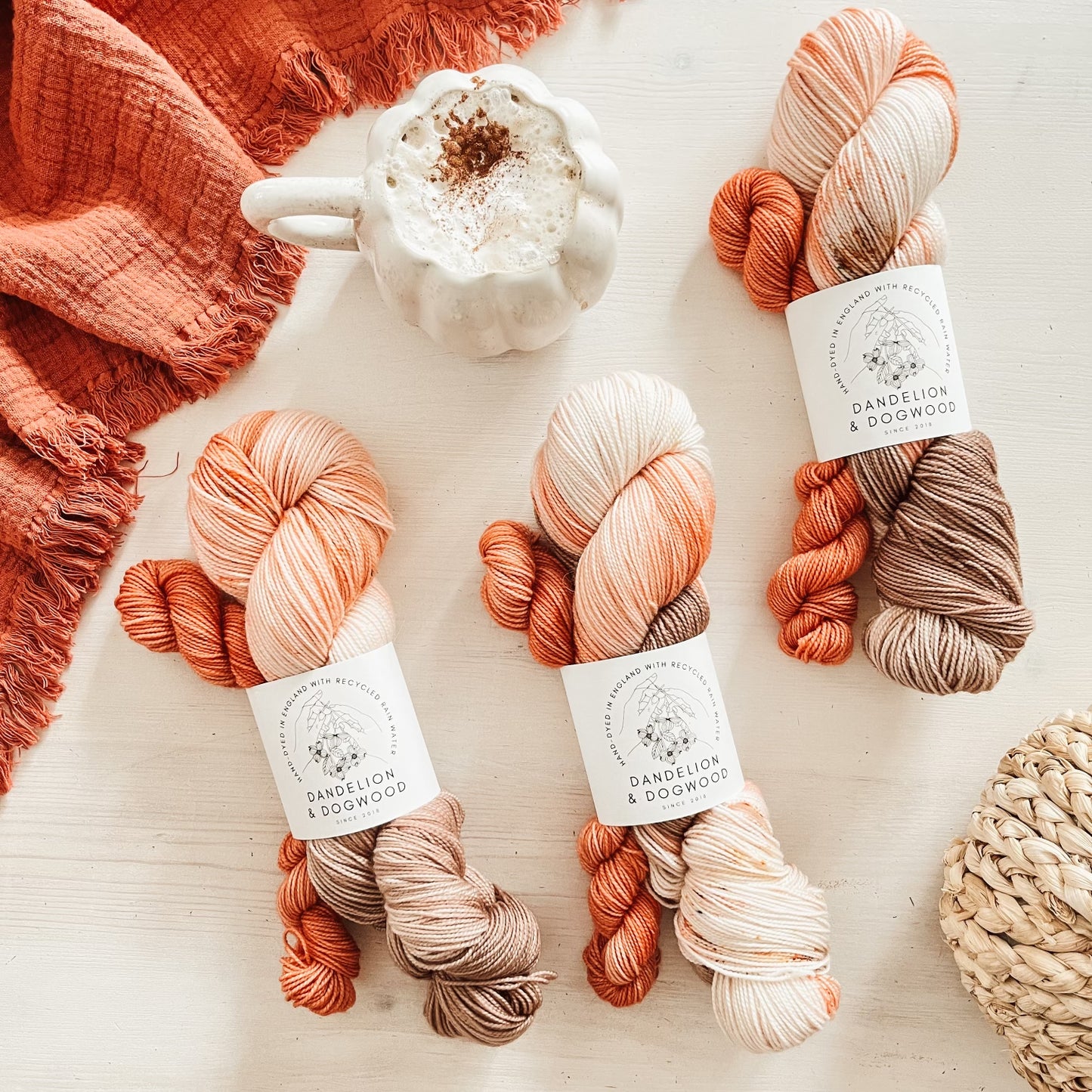 Pumpkin Spice Latte Sock Set