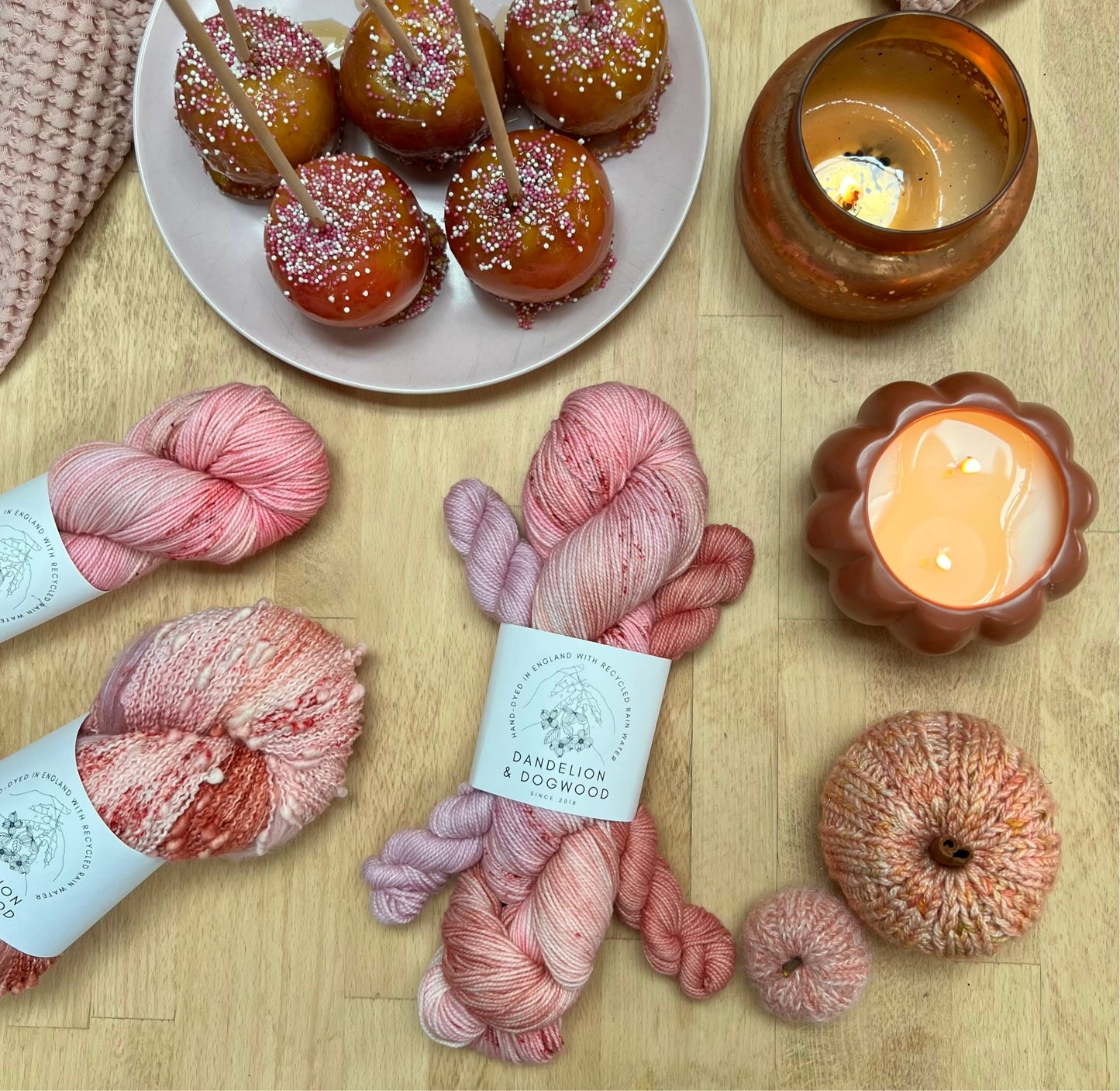 Autumn Candy Apple Sock Set