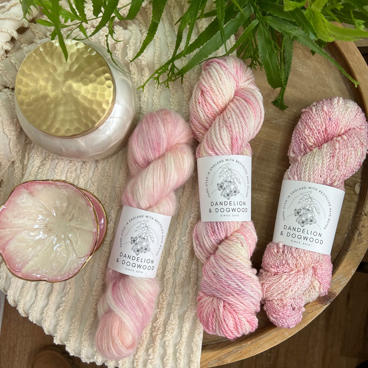 Pink Lustreware