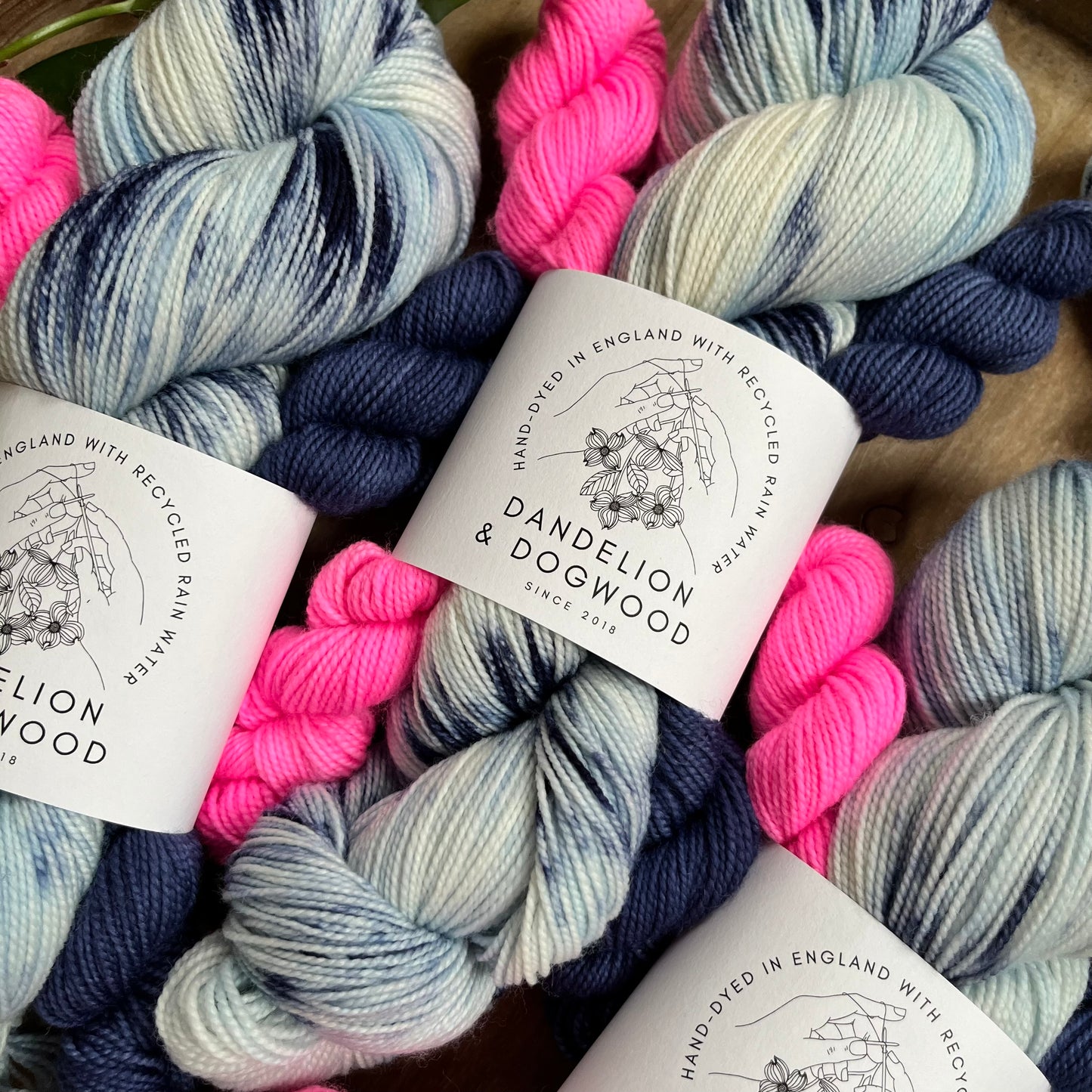 Acid Wash Jeans Sock Set
