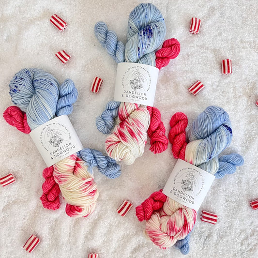 Frosty Panes & Candy Canes Sock Set